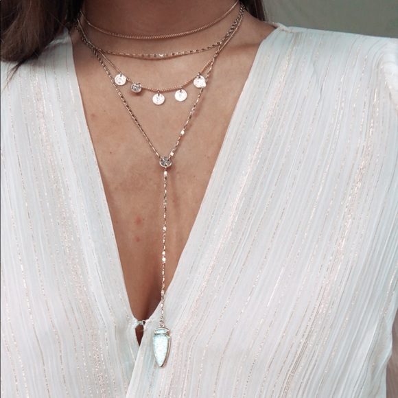 NWT Stunning peach top with flowing tied sleeves - Picture 9 of 10